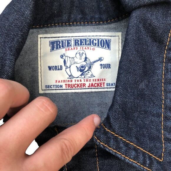Vintage True Religion Jeans and Jacket Set BILLY SUPER T Blue - Picture 10 of 13